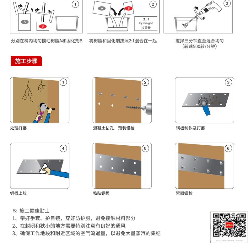 包钢神湾镇粘钢加固施工过程